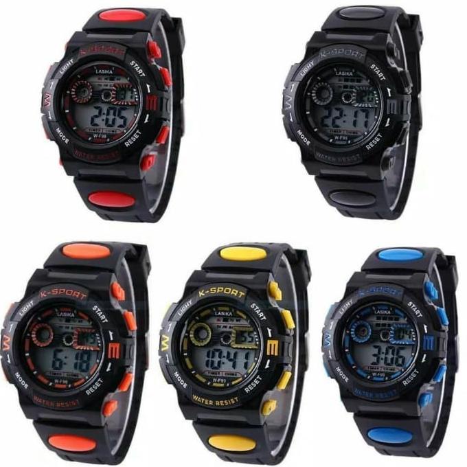 Jam Tangan Anak Cowo & Cewe LASIKA F-99 Original Water Resistant