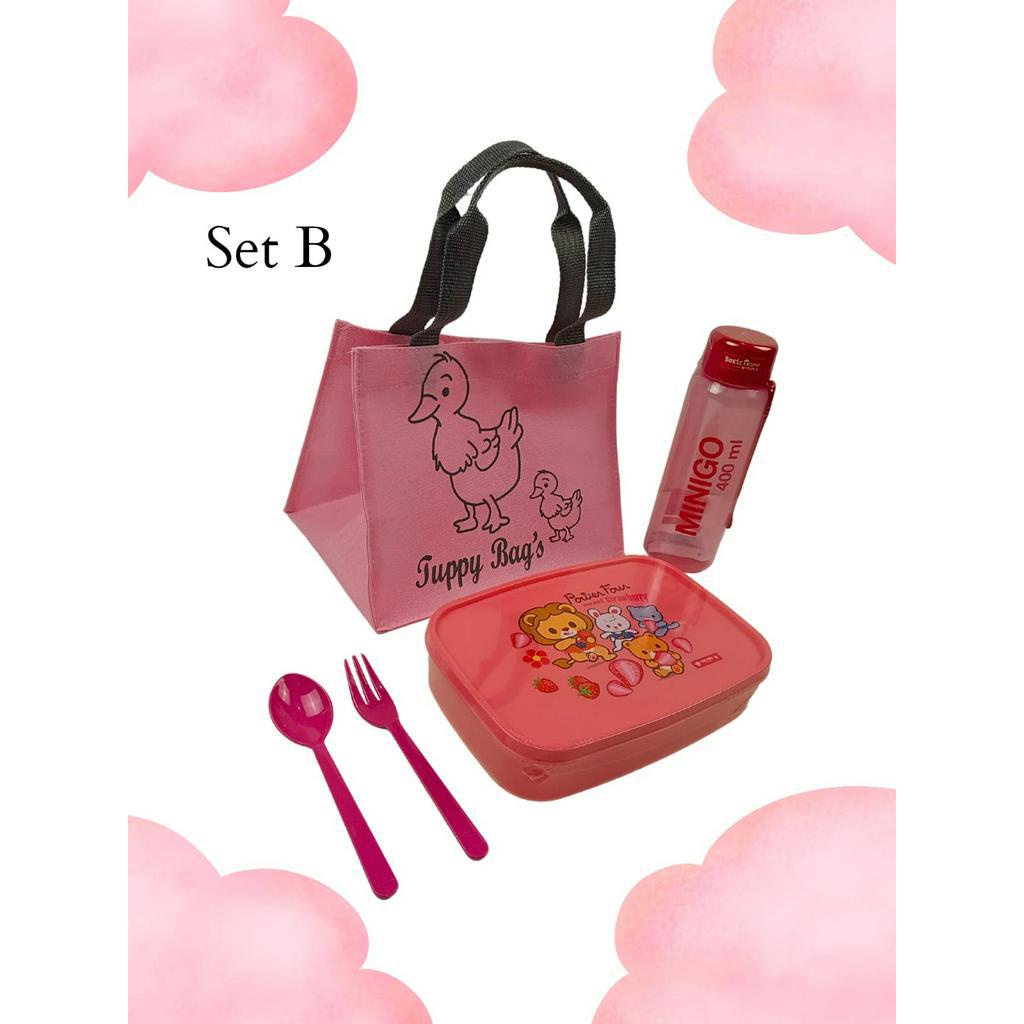 set lunch box/paketan tas bekal/tas bekal/