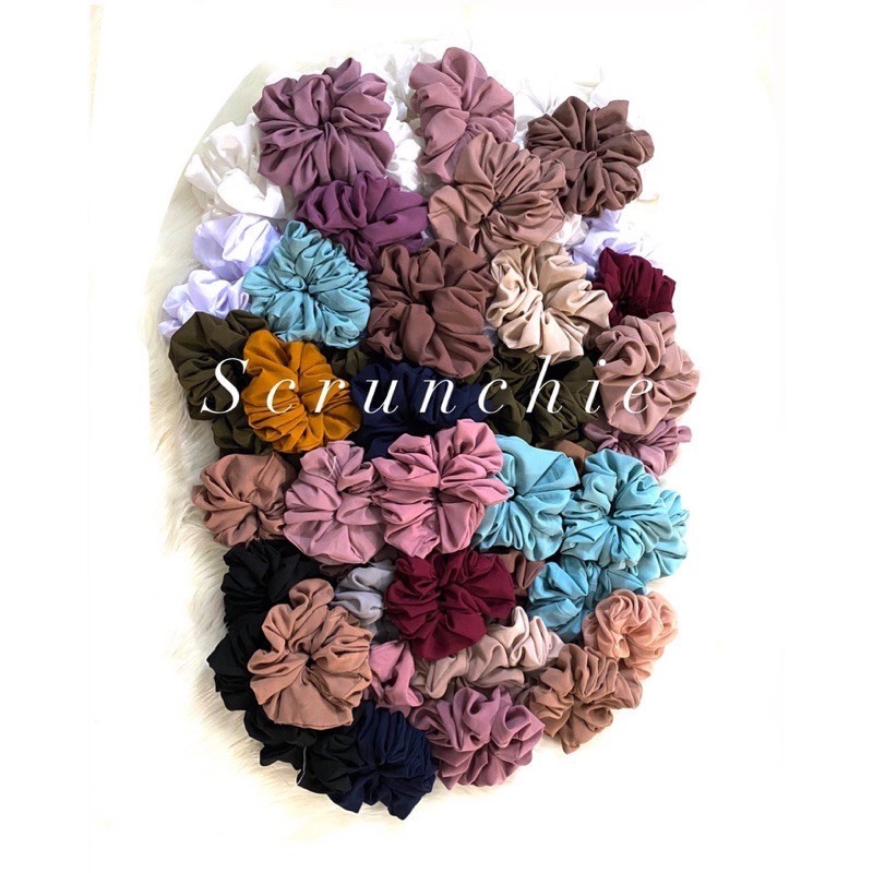 SCRUNCHIE RAMBUT/ IKAT RAMBUT / CEPOL RAMBUT / KUNCIRAN /CEPOL HIJAB