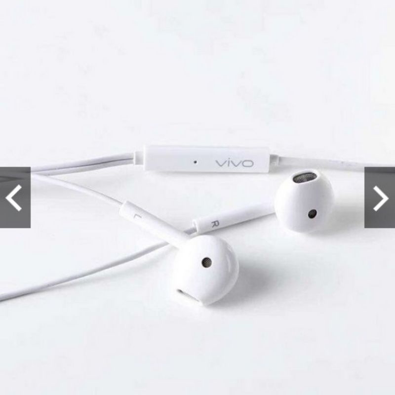 Headset / Handsfree Ori Copotan Oppo Vivo Earphone Universal Stereo 3.5mm AUX Bass