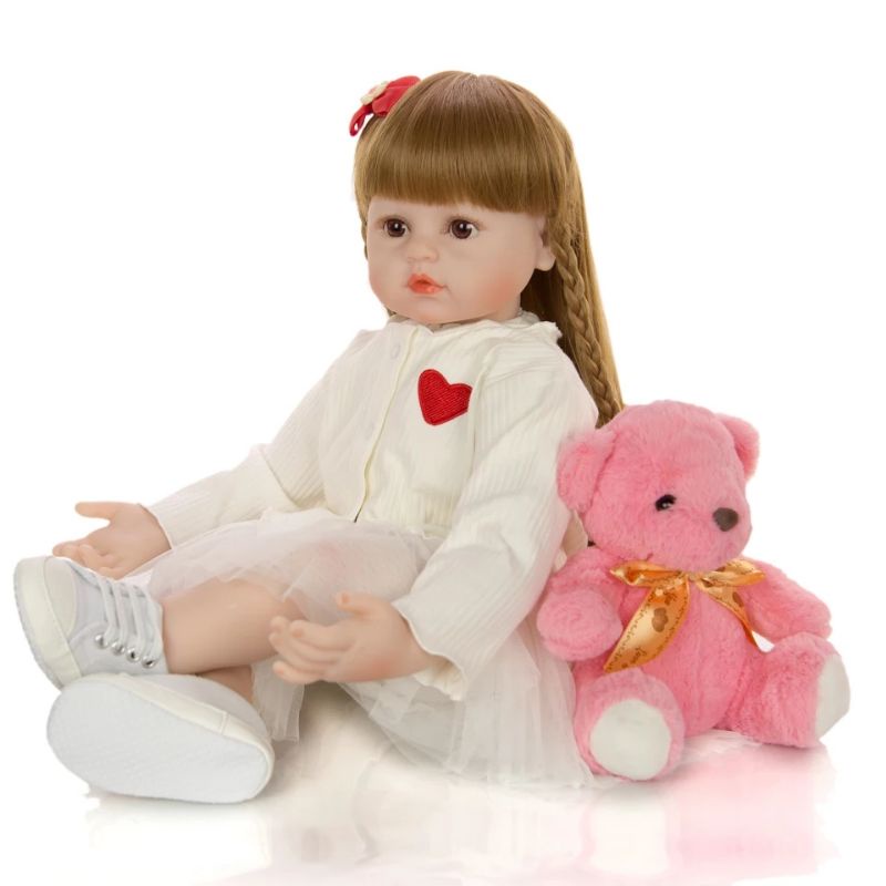 Boneka Bayi Reborn Premium Cantik 60 cm Rambut Panjang Original