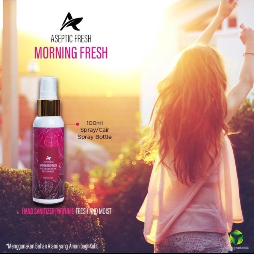 HANDSANITIZER PARFUME MORNING FRESH ASEPTIC FRESH AND MOIST