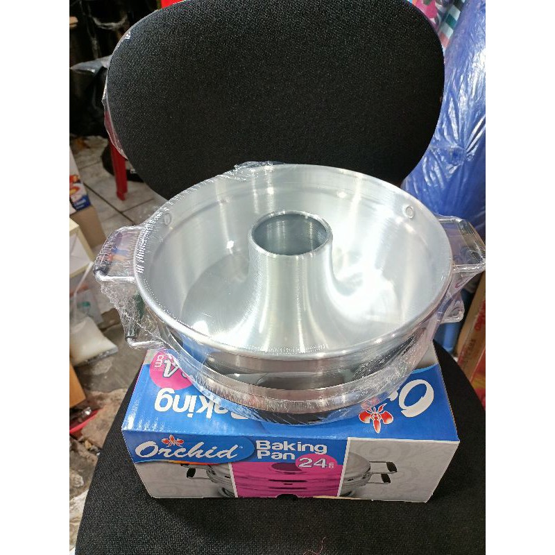ORCHID - Baking Pan No 24 ( 6 Telor ) / Panci Langseng Kukus Kue Bolu / Baking Pan Orchid