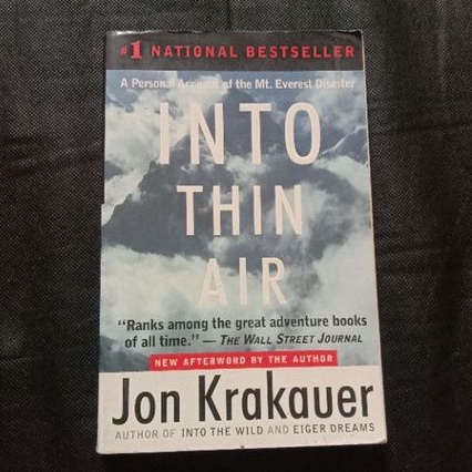 into thin air - jon krakauer
