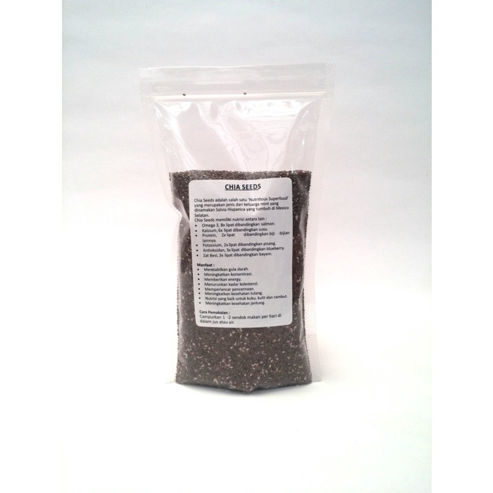 

Q12S Grow Gruns - Organic Black Chia Seeds 150 Gr D51qs