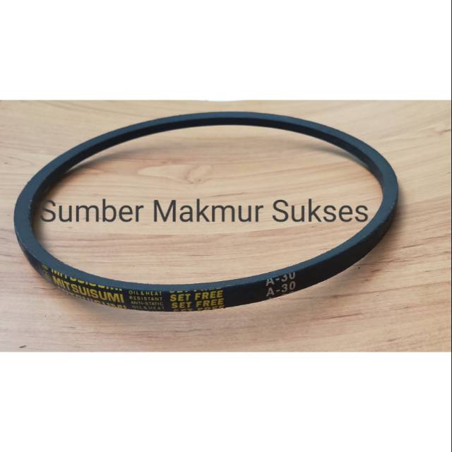 V belt Vanbelt Fanbelt Mesin Cuci A30 Mitsuisumi Grade A