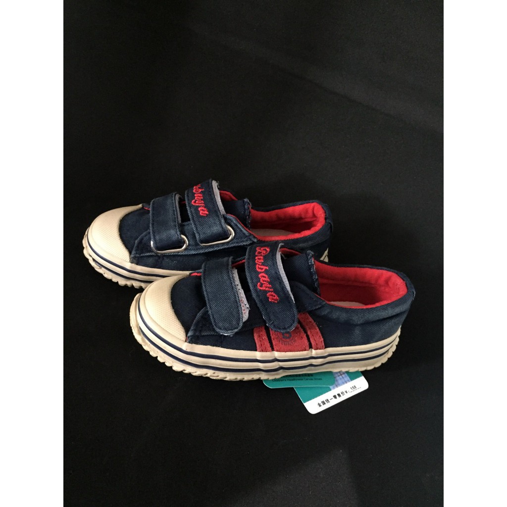 sepatu anak Babaya Stripe Blue sol karet