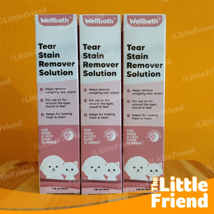 Pembersih Noda Air Mata Anjing Kucing Tear Stain Remover WELLBATH