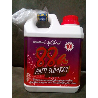 ANTI SUMBAT 88A CAIRAN PEMBERSIH SALURAN TOILET WC MAMPET / PENGURAS WC 88 A