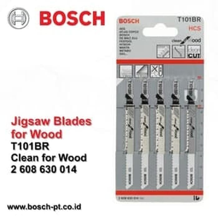 BOSCH Mata Gergaji Jigsaw Blade For Wood T 101 BR