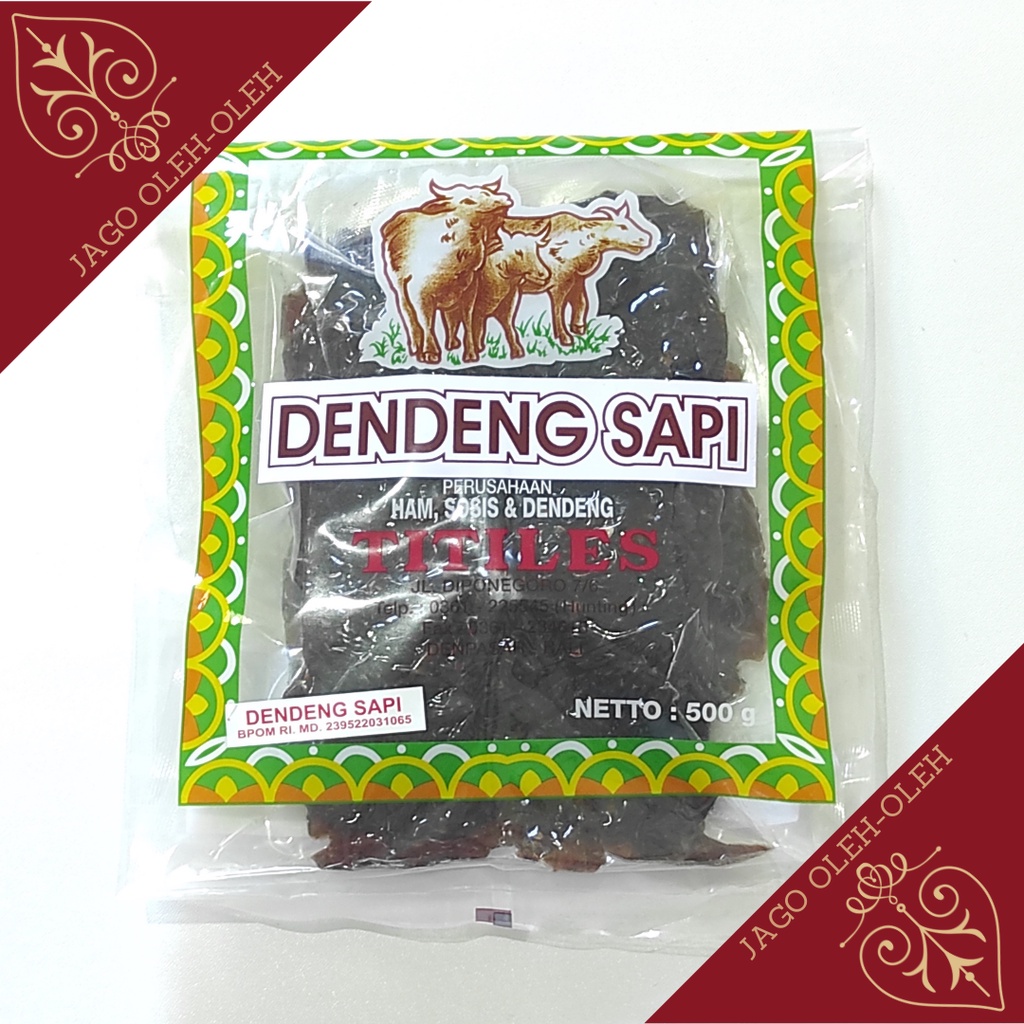 Dendeng TITILES 500gr - Babi &amp; Sapi - Dendeng Bali