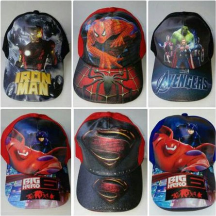 Topi Anak Laki Laki Karakter Iron ManTerbaru Topi Karakter Anak Iron Man  Masakini