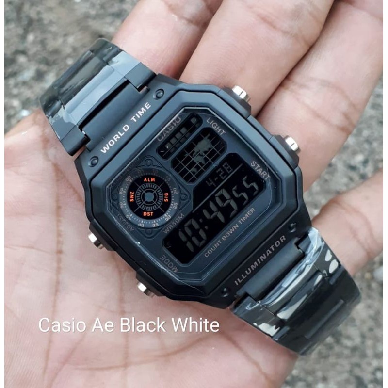 READY FOR SALE!!! CASIO AE LUMMINATOR JAM TANGAN TAHAN AIR JAM PRIA JAM TERLARIS BISA COD