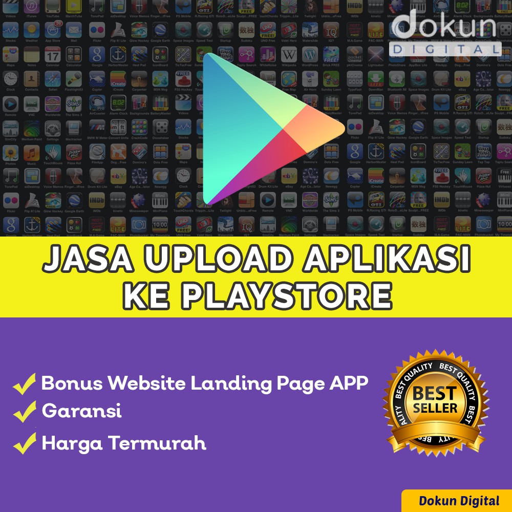 Jasa Upload Aplikasi Android APK ke Playstore BERGARANSI