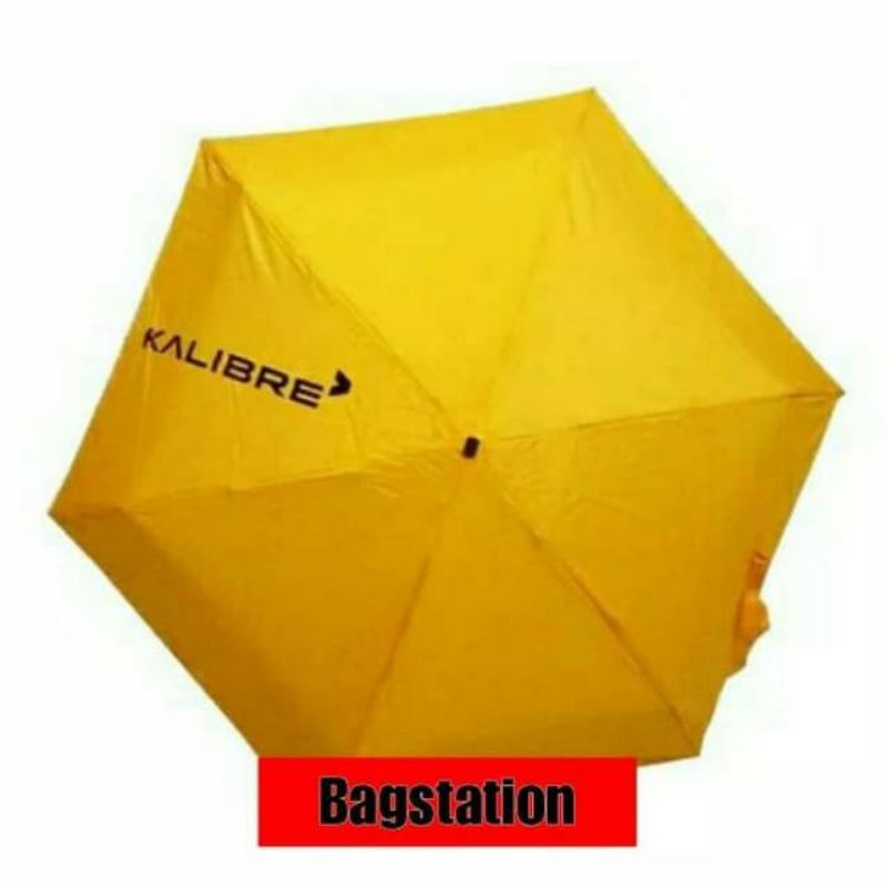 PAYUNG KALIBRE KECIL LIPAT 3 ORIGINAL 100 CM KALIBRE PAYUNG YELLOW UMBRELLA