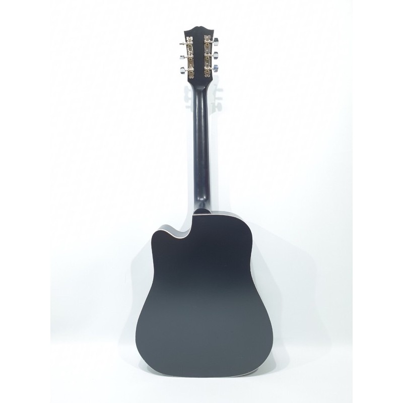 Gitar Akustik Merk Cort Hitam Natural Jumbo Sunkay Trusrod Senar String Murah Jakarta Pemula