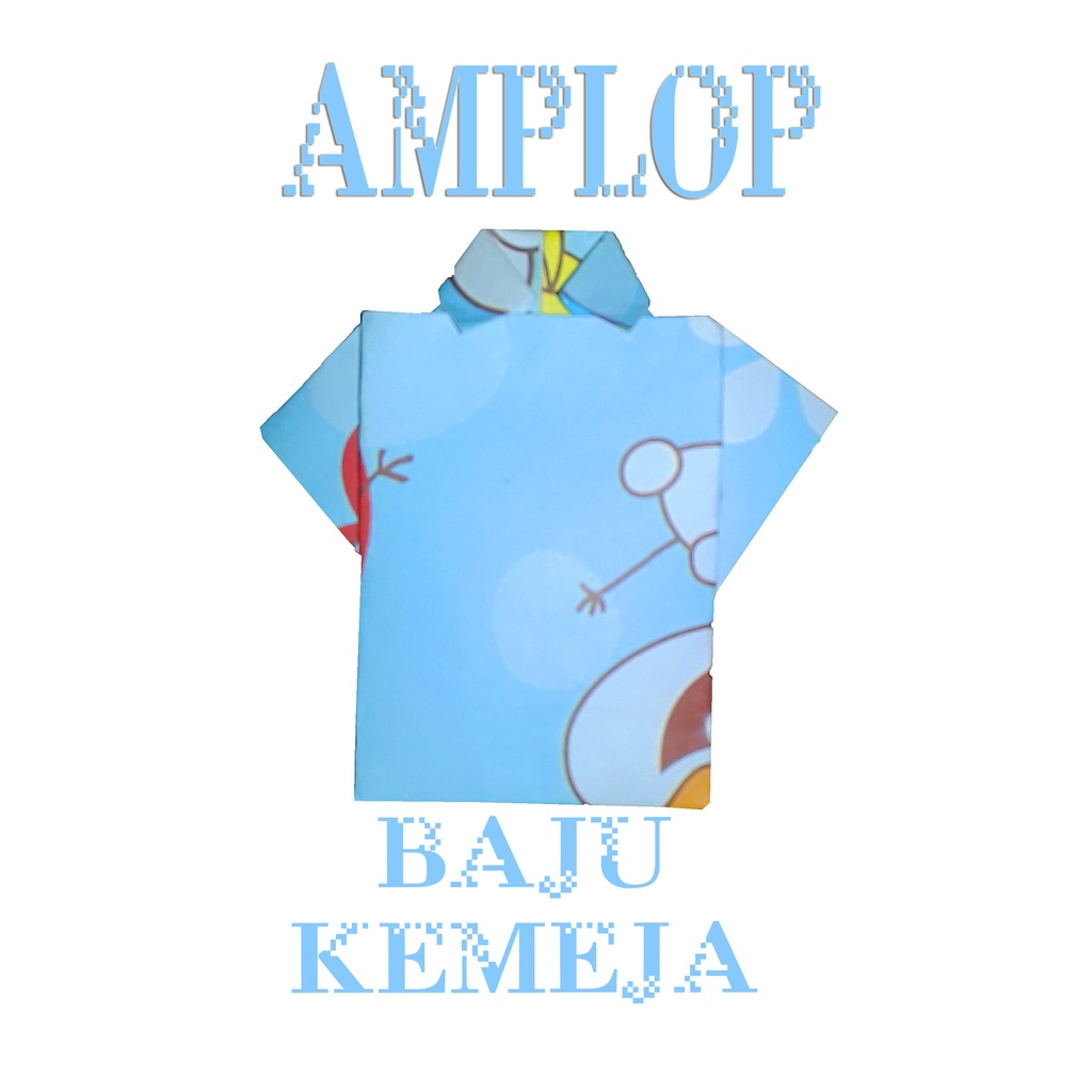 

Amplop Lebaran Model Baju Kemeja Unik/Lucu 1Pack Isi 5 Biji