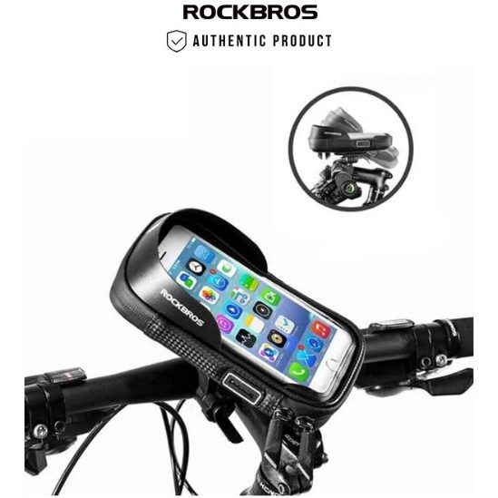 ROCKBROS  Bicycle Phone Holder Mount Waterproof 5.8 Inch B17-3-5.8