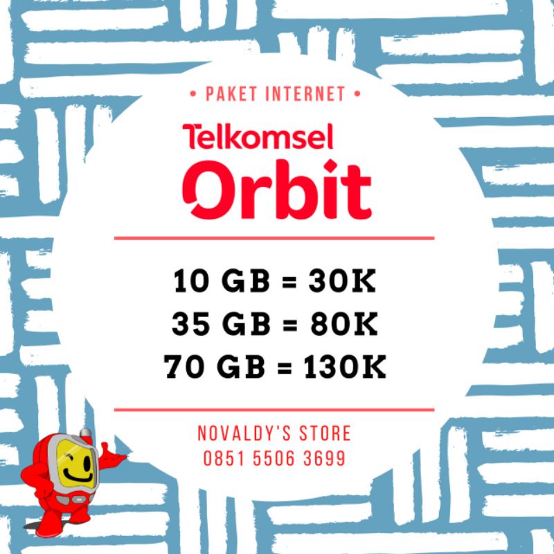 Paket Internet Orbit Telkomsel