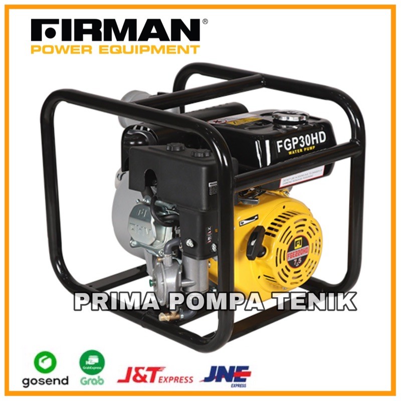 POMPA IRIGASI PERAIRAN SAWAH POMPA ALKON FIRMAN FGP30HD  Firman FGP30 HD + LPG FUNCTION