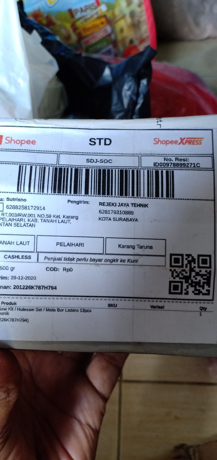 Hole Saw Kit / Holesaw Set / Mata Bor Lazaro 13pcs Hidroponik