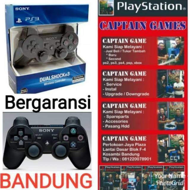 STIK OP WARELESS PLAYSTATION 3 BARU
