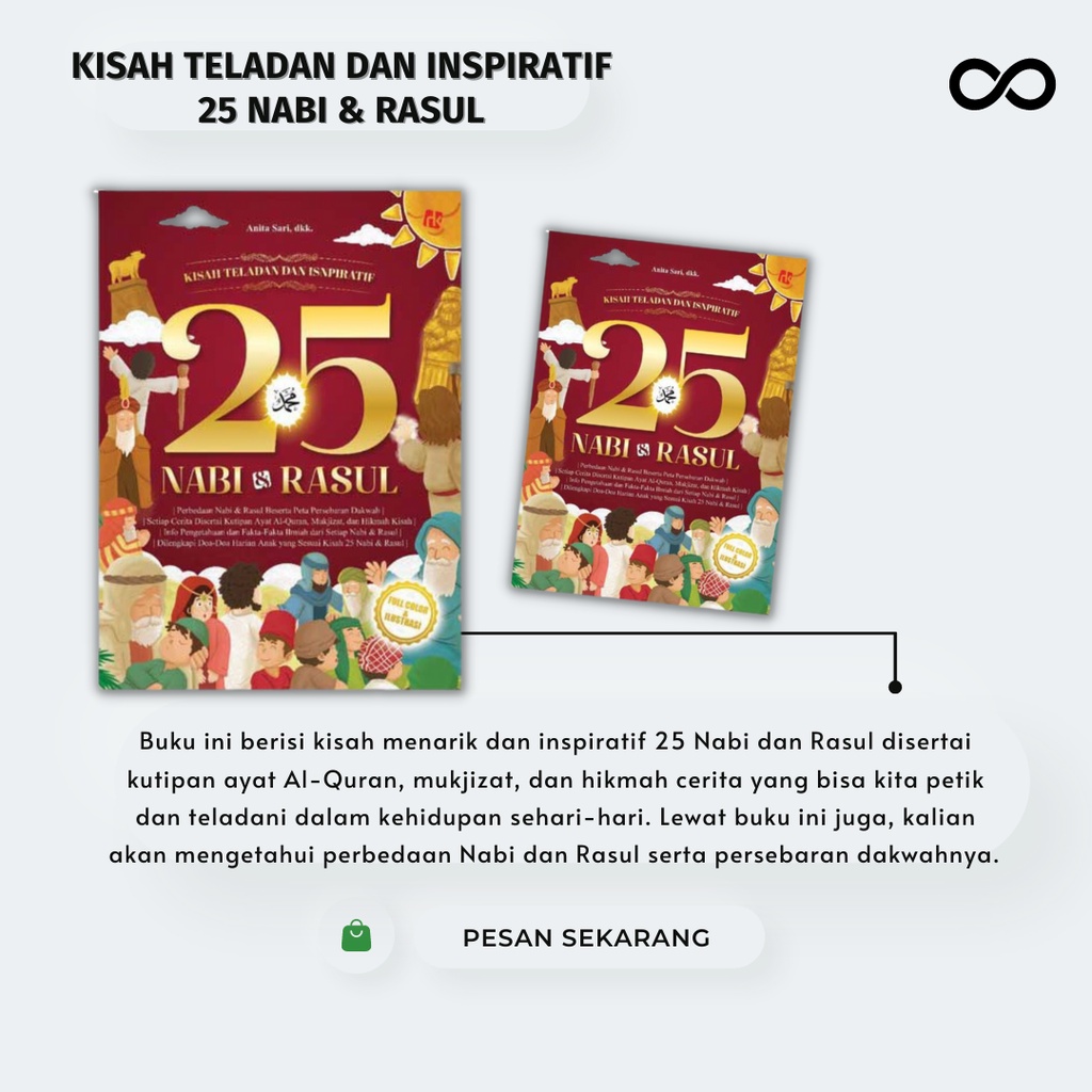 

KISAH TELADAN DAN INSPIRATIF 25 NABI & RASUL - ANITA SARI , DKK.