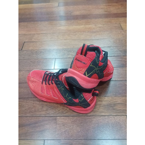 sepatu badminton kawasaki original second bekas