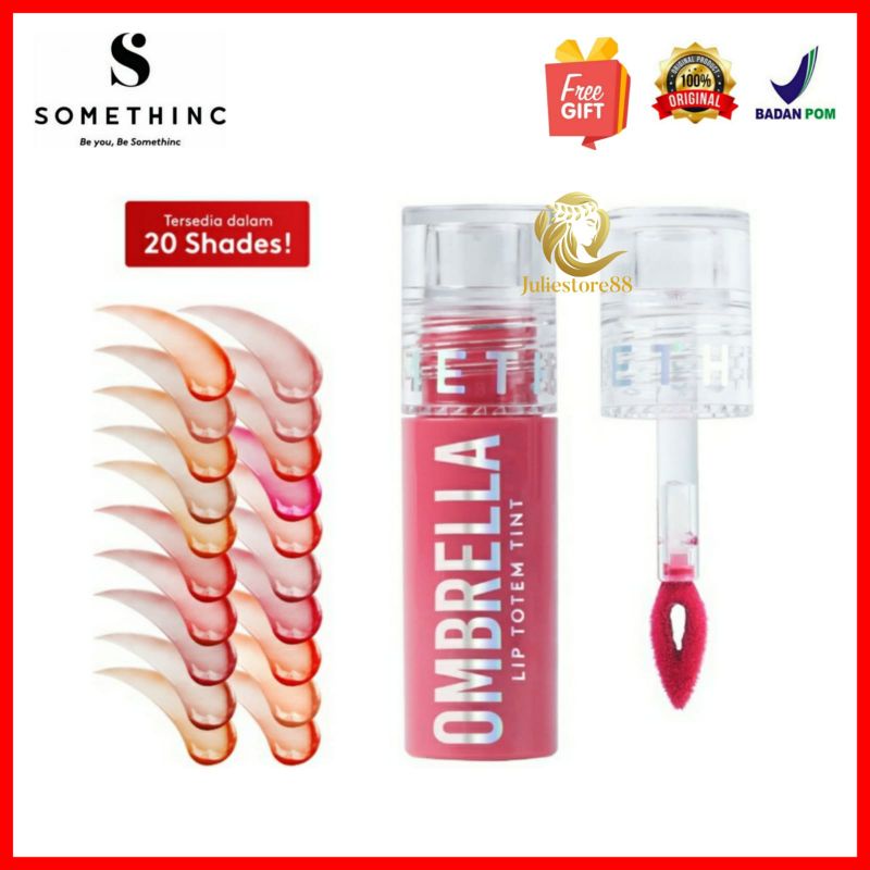 SOMETHINC OMBRELLA Lip Totem Tint - Lip Tint Bibir Plumpy Juicy Sehat