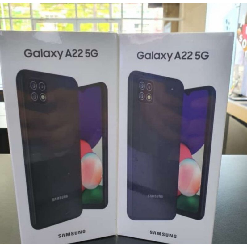 SAMSUNG GALAXY A22 5G 6/128GB GARANSI RESMI TERMURAH