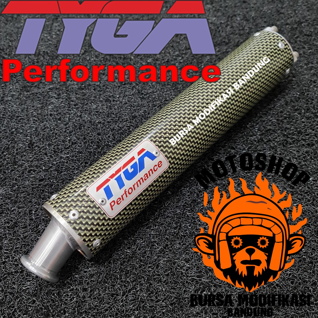 SILENCER KNALPOT 2 TAK TYGA CARBON NINJA SATRIA 125Z NSR RXKING RXZ