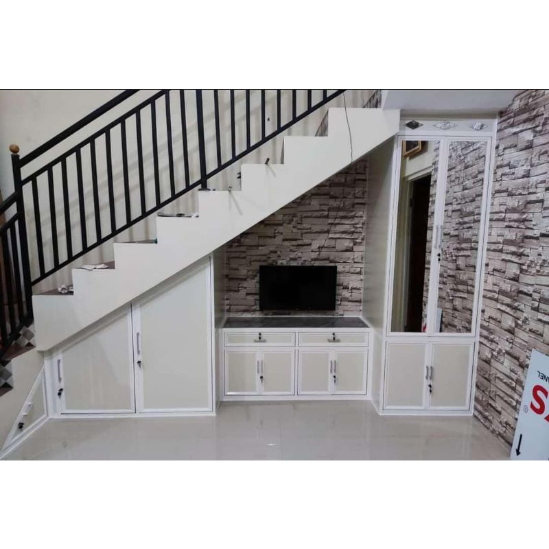 Buffett alumunium dan tv jember