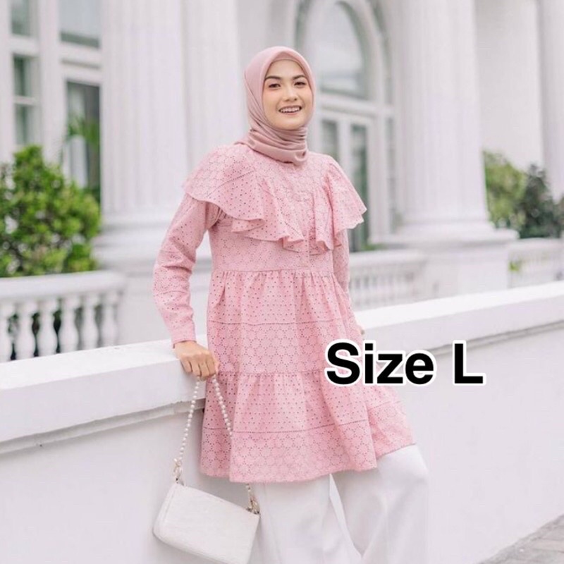 preloved esme blouse by vanilla hijab