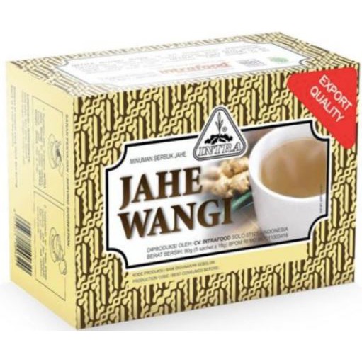 [HALAL] Intra Jahe Wangi Minuman Serbuk Instan Jahe 75gr (15grx5pc) Ginger Drink