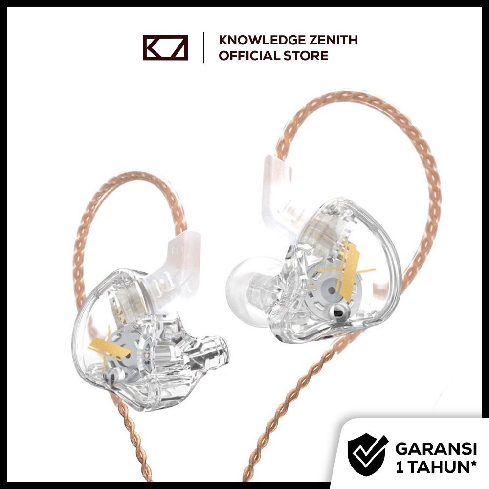 KZ EDX with Mic Earphones Dynamic Driver HIFI Bass In Ear Monitor