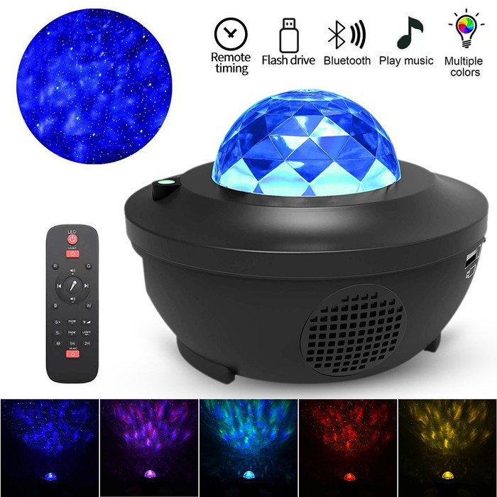 Lampu Proyektor Langit tidur Malam Berbintang 2 In 1 untuk Pesta LAMPU PROYEKTOR DENGAN SPEAKER LANGIT MALAM BINTANG 2IN1 GALAXY NEBULA LAMP STARRY PROJECTOR LIGHT LAMPU TIDUR