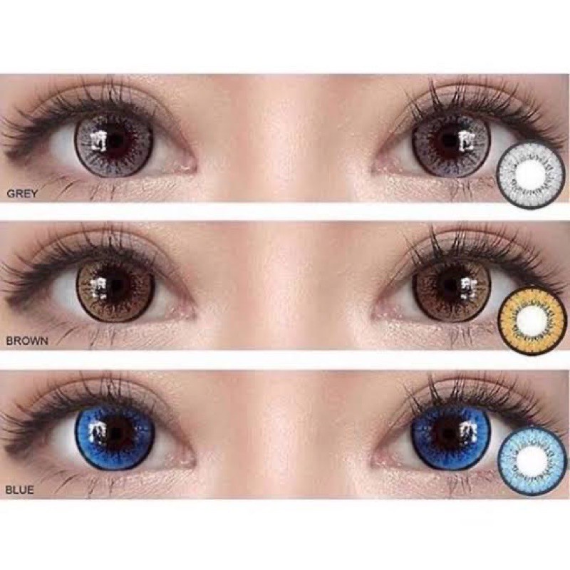 Softlens Gel Luna Universal Ready Normal dan Minus free Lencase Bursasoftlens