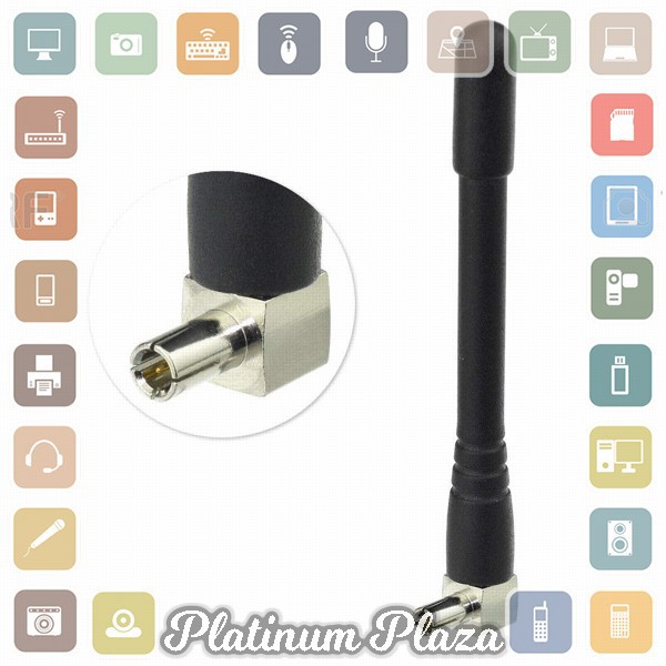 Antena Eksternal TS9 3dbi Modem Huawei E5372s Bolt Slim &amp; Max 98mm - Black`1BVGSZ-