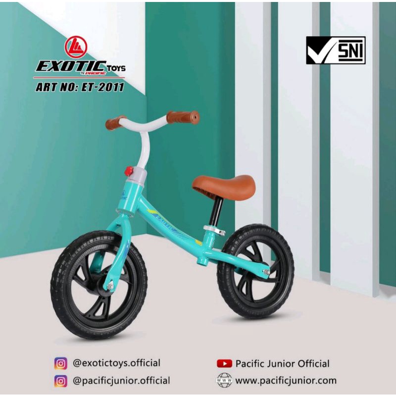 Sepeda Keseimbangan Anak Balance Bike Ride On Anak Push Bike 12 Inch Exotic ET-2011Aviator AT-7901 Sepeda