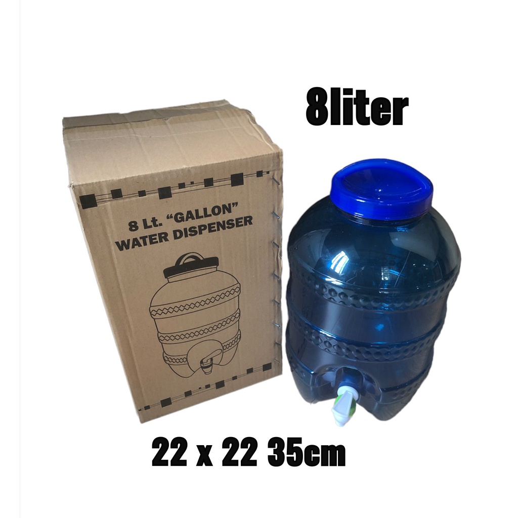 Dispenser Air Galon+ Kran Wadah Air /Galon Air Cuci Tangan 6Liter &amp;8Liter