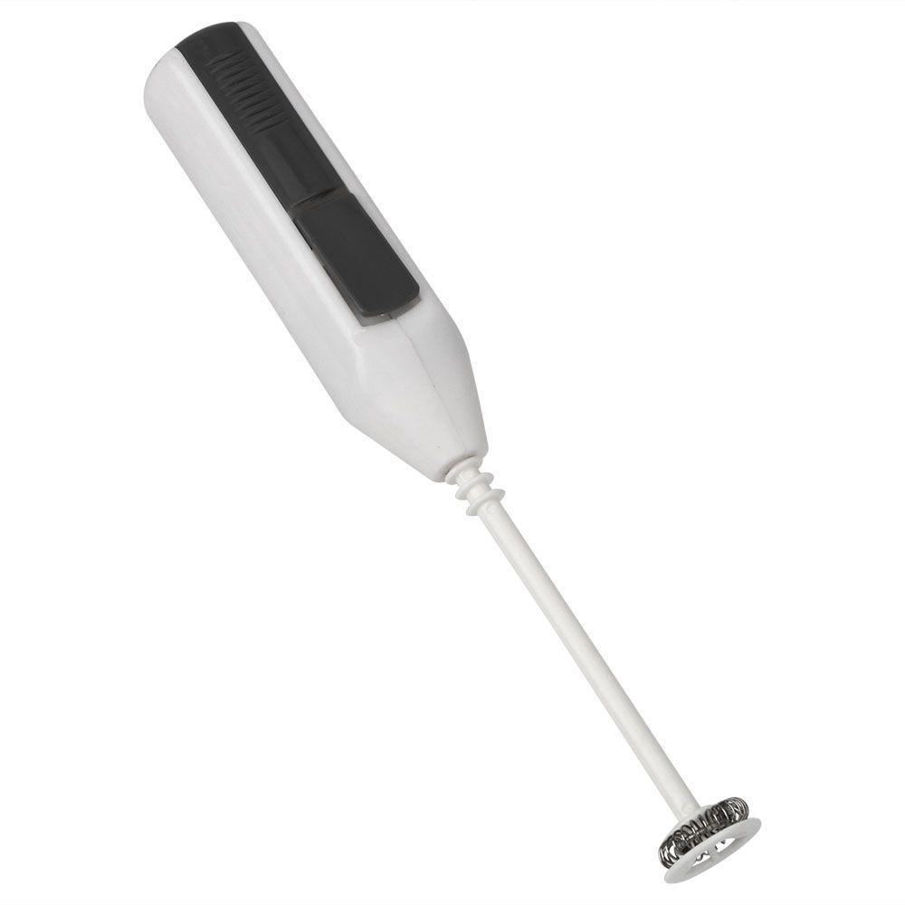 Rebuy Pengocok Telur Alat Telur Plastik Stainless Steel Kopi Elektrik Handheld Milk Frother Foamer