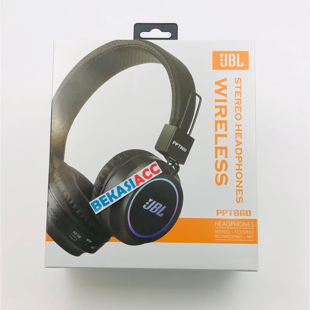 HEADPHONE BANDO BLUETOOTH J PPT860 / EARPHONE J PPT-860 WIRELESS