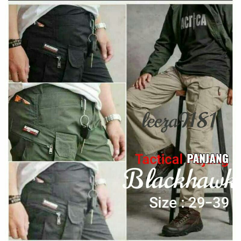 CELANA BLACHAWK CARGO TACTICAL PANJANG (29-39)