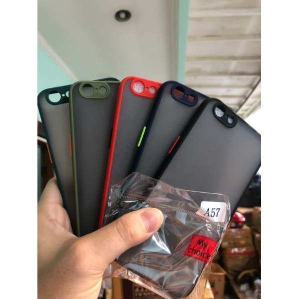 SOFTCASE SILIKON BUMPER CASE AERO My CHOICE + RING KAMERA CASE AERO OPPO A57/A39