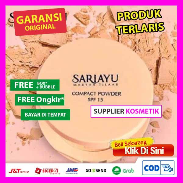Sariayu Bedak Padat Kuning Langsat Kuning Pengantin Sari Ayu Bedak Compact Powder SPF 15