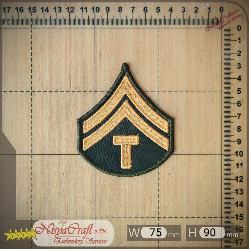 Jual NCEP0101-0512- US ARMY Enlisted Personnel TECHNICIAN Rank (Colours ...