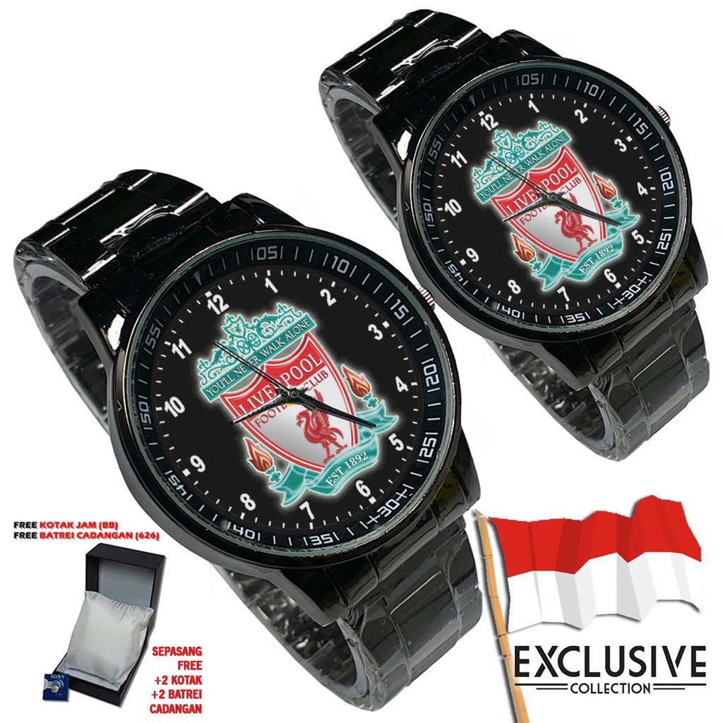 JAM TANGAN LIVERPOOL MOTIF 2 COUPLE