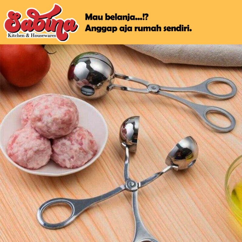 Gunting Sendok Pembuat Bakso Transhome Meatball Spoon Scoop