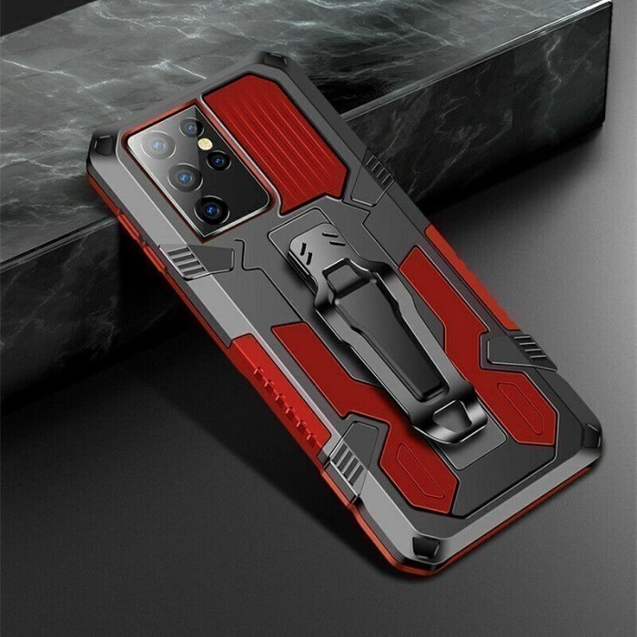 REALME 8 REALME 8 PRO CASE HARDCASE NEW ROBOT KNIFE ARMOR STAND HARD STANDING CASE HYDBRID CASING COVER