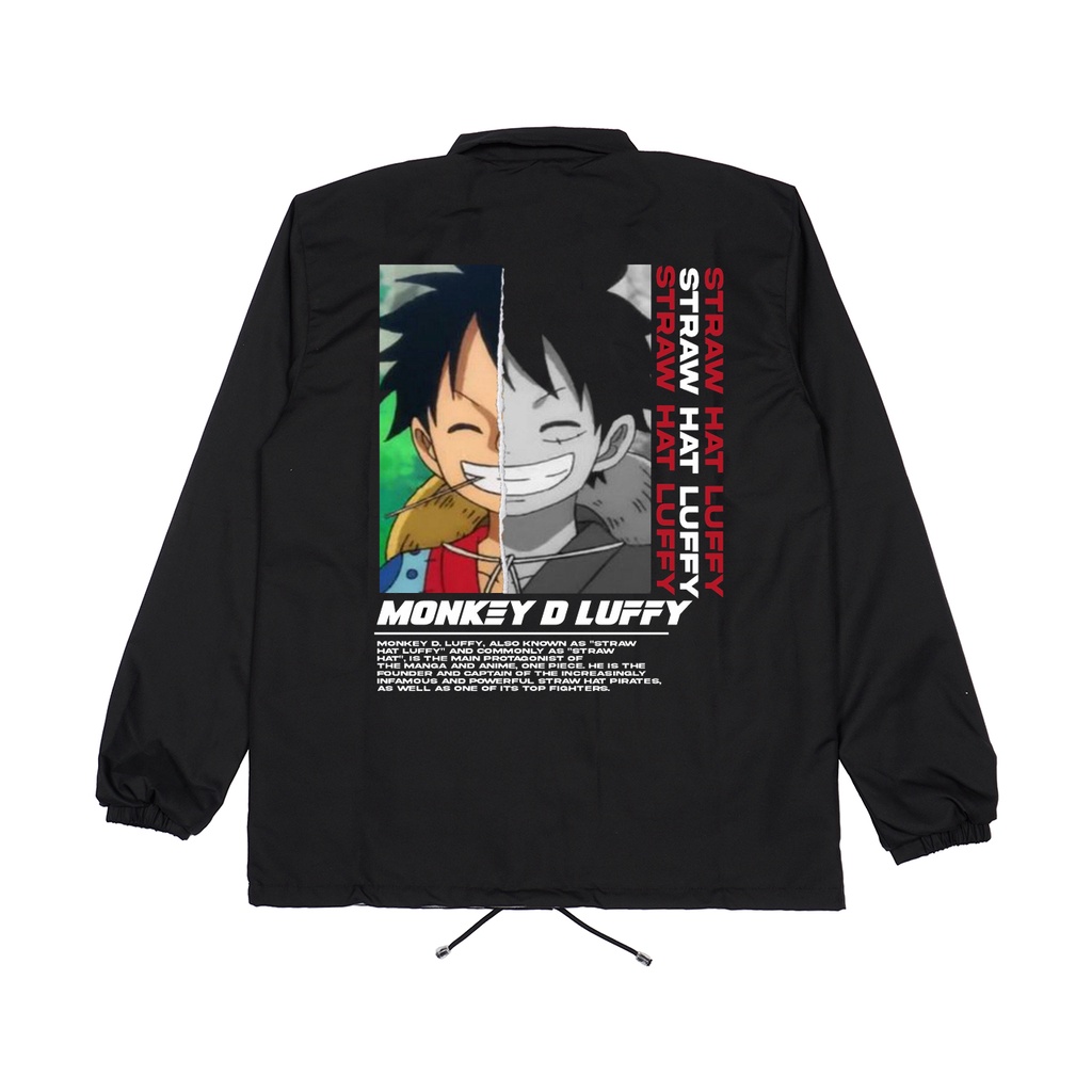 Jaket coach windbreaker one piece the luffy premium